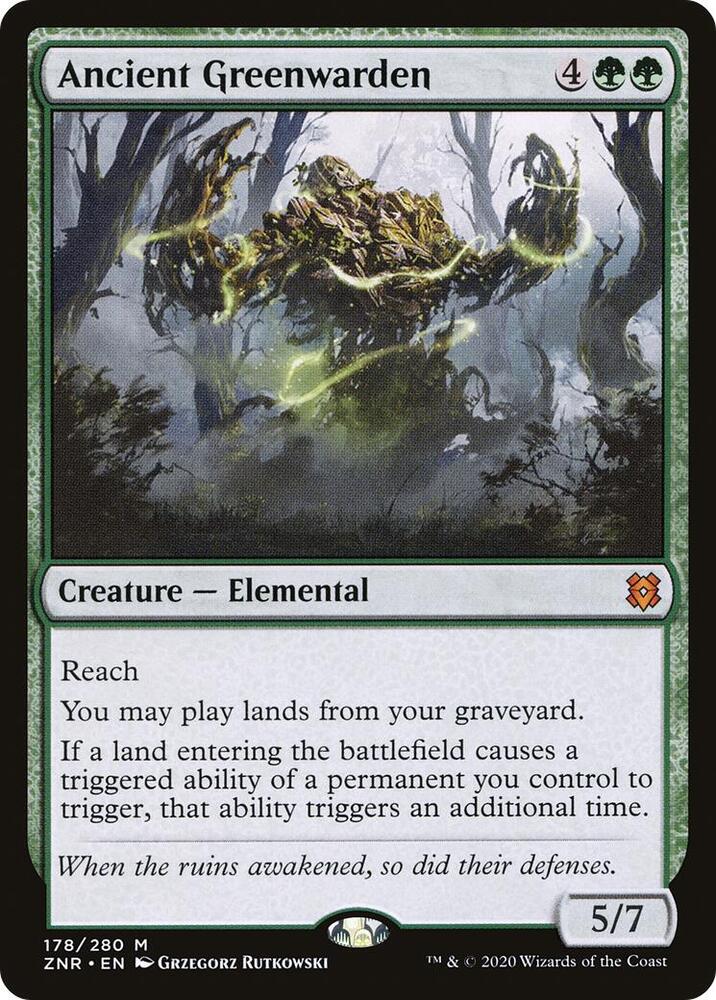 Ancient Greenwarden - 178 ZNR