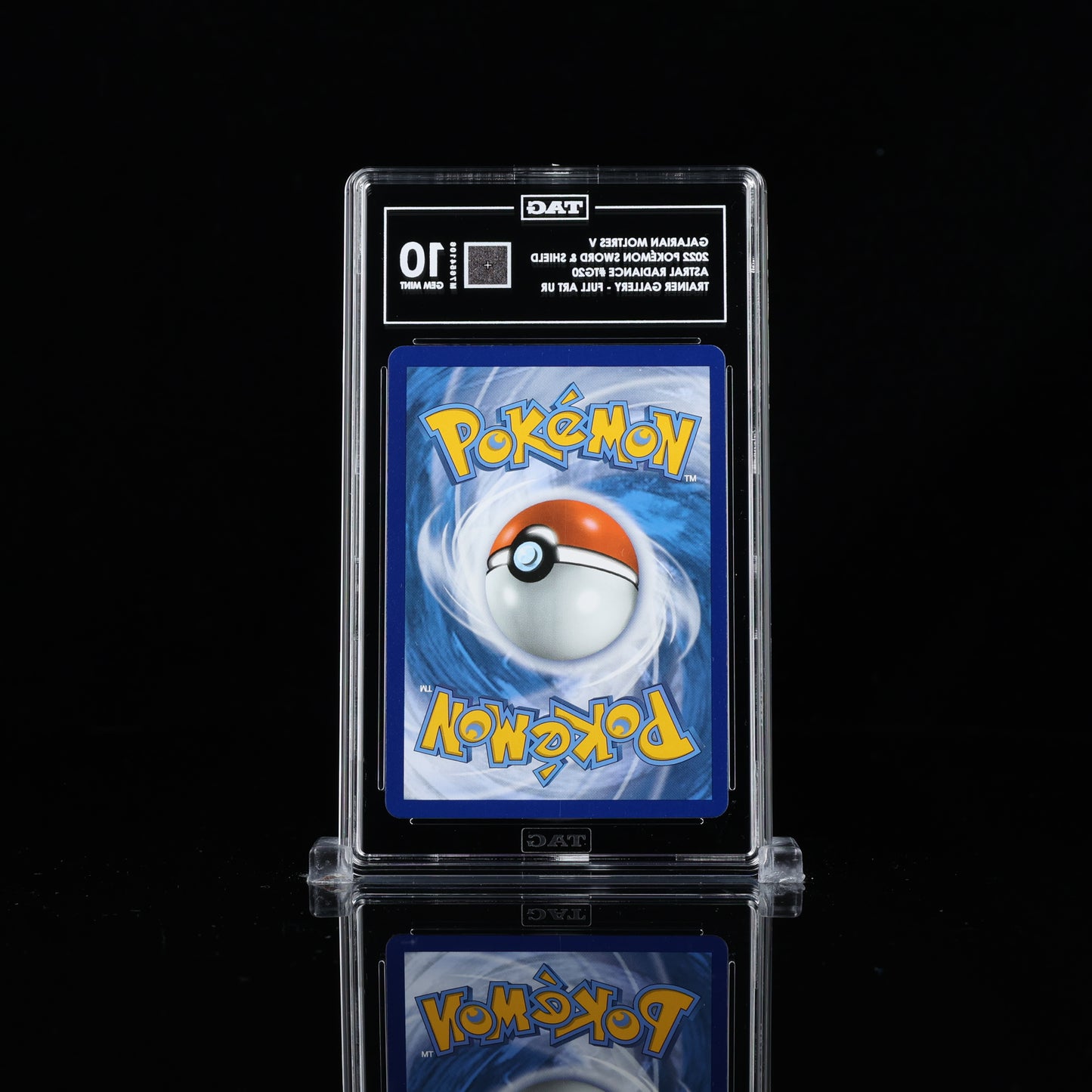 Galarian Moltres V TG20 Pokemon Astral Radiance TAG Grading Gem Mint 10