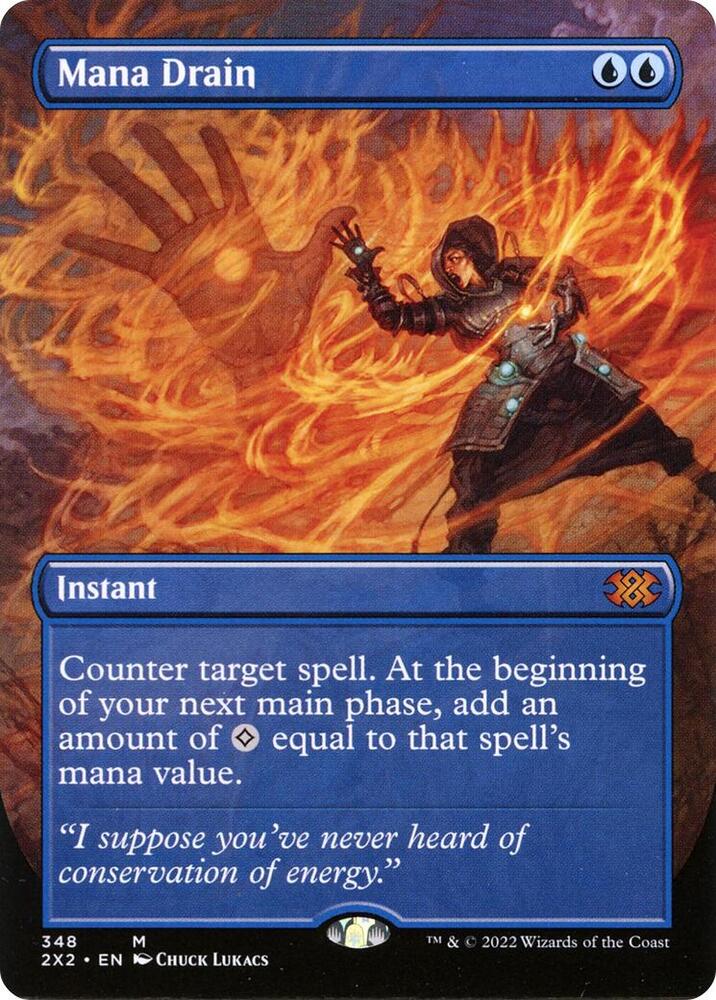Mana Drain (Borderless) - 348 2X2