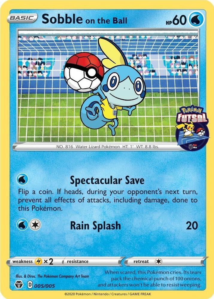 Sobble on the Ball - 005 Pokemon Futsal