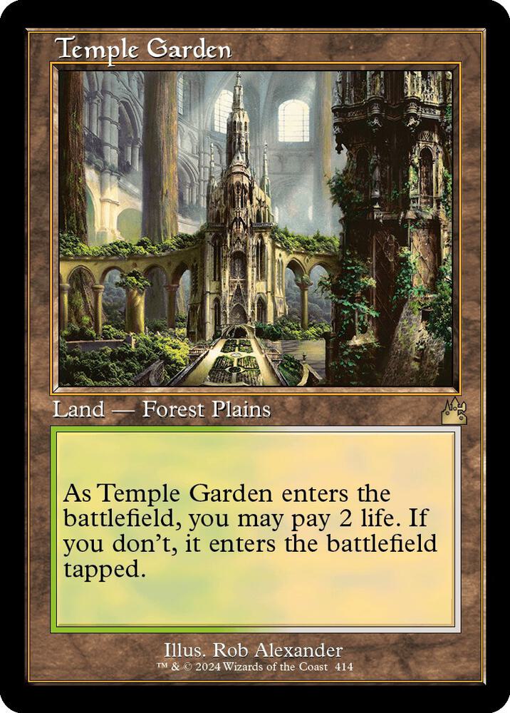 Temple Garden (Retro Frame) - 414 RVR