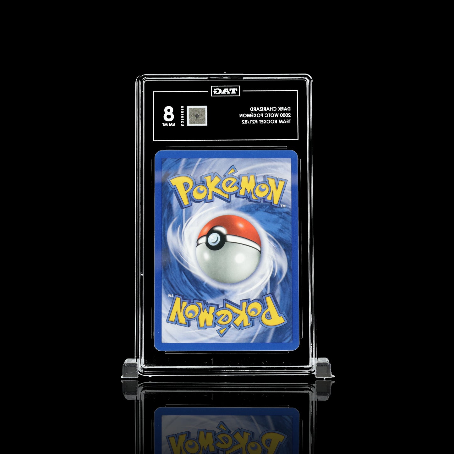 Dark Charizard #21 2000 Pokemon Team Rocket TAG Grading 8 NM-MT
