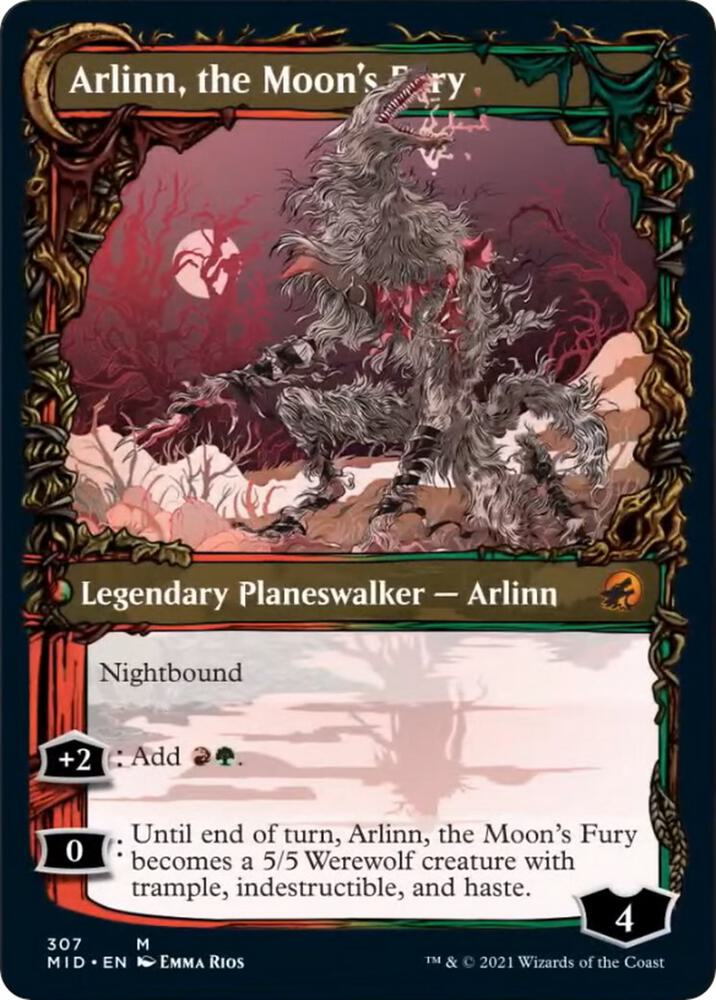 Arlinn, the Pack's Hope (Showcase) EX Condition - 307 MID