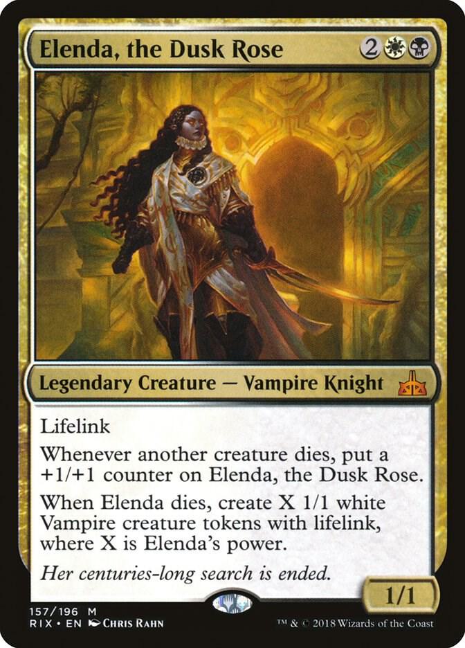 Elenda, the Dusk Rose - 157 RIX