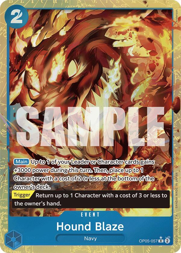 Hound Blaze (Alternate Art) - PRB OP05-057