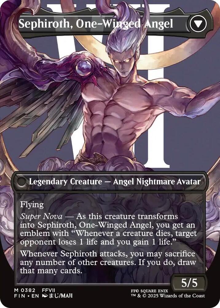 Sephiroth, Fabled SOLDIER (Borderless) - 0382 FIN
