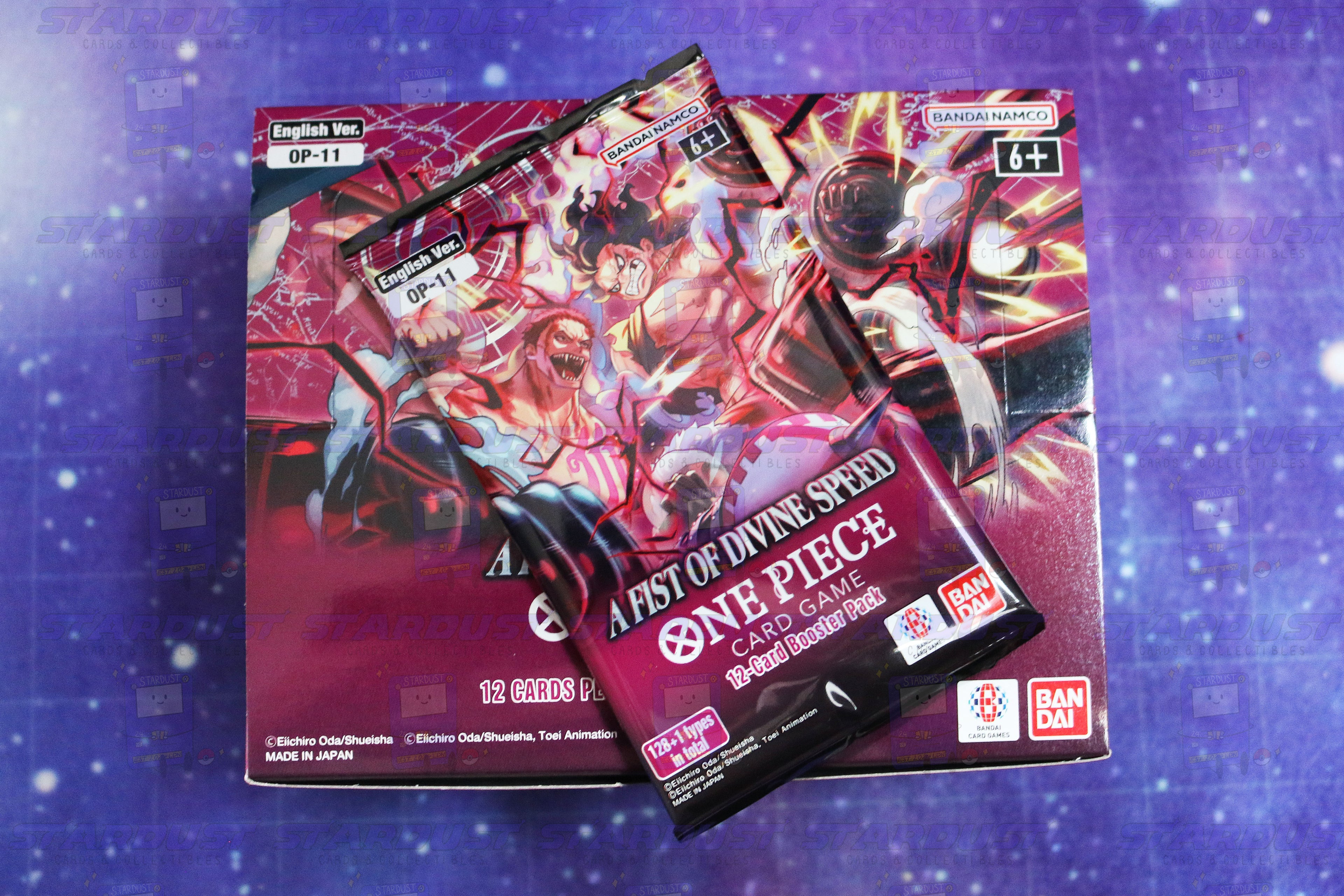 A Fist of Divine Speed OP-11 Booster Pack One Piece Card Game