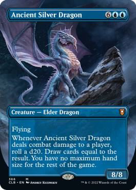 Ancient Silver Dragon (Borderless) - 366 CLB