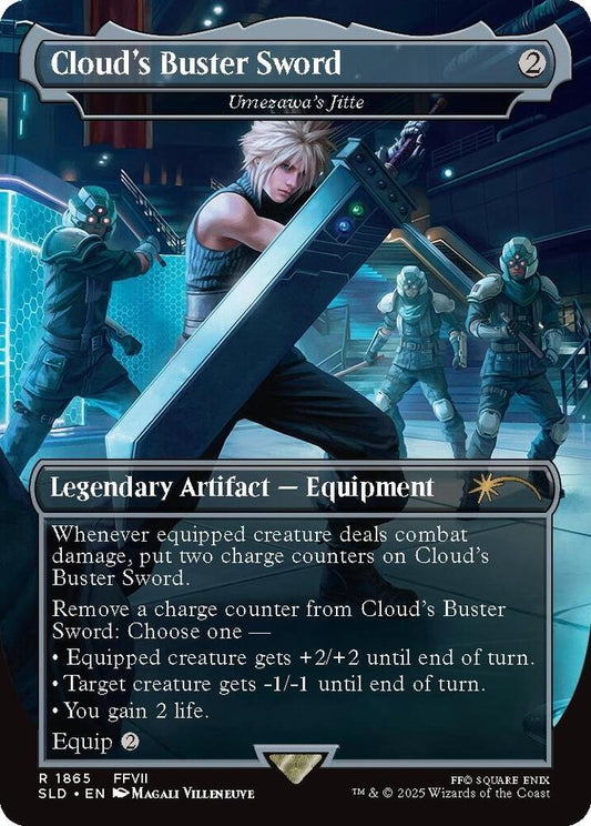 Cloud's Buster Sword - Umezawa's Jitte JAPANESE - 1865 SLD