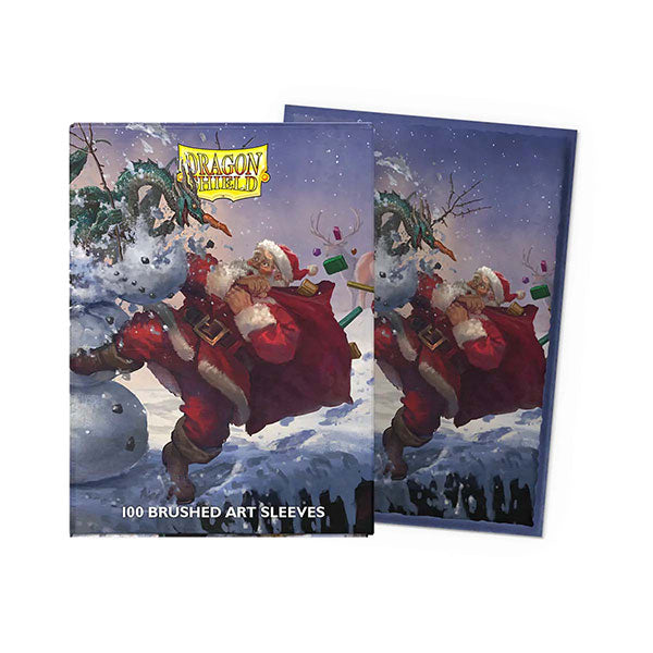 Dragon Shield - Brushed Art Standard Size Sleeves 100pk - Christmas 2025