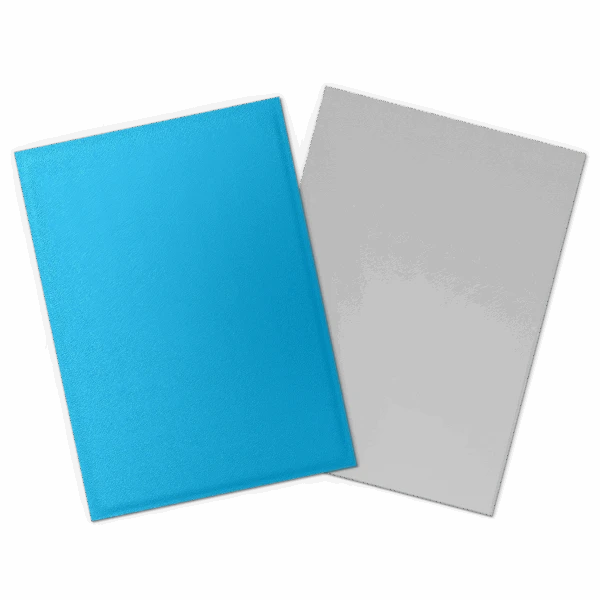 Dragon Shield - Dual Matte Art Standard Size Sleeves 100pk - Sky Blue and Silver
