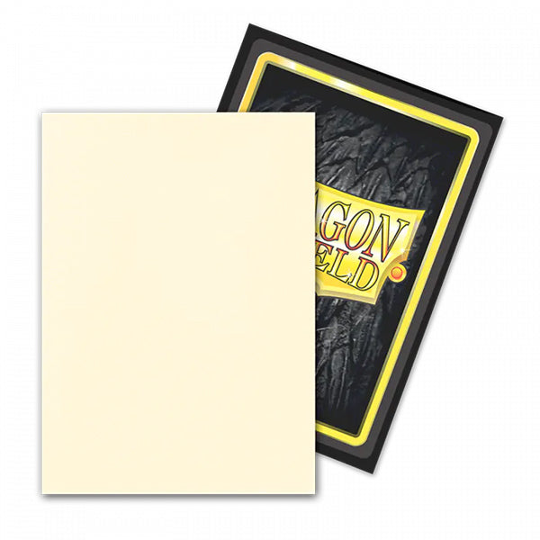 Dragon Shield - Dual Matte Standard Size Sleeves 100pk - Valor Cream