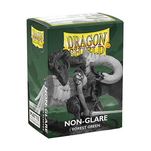 Dragon Shield - Matte Non-Glare Standard Size Sleeves 100pk - Forest Green
