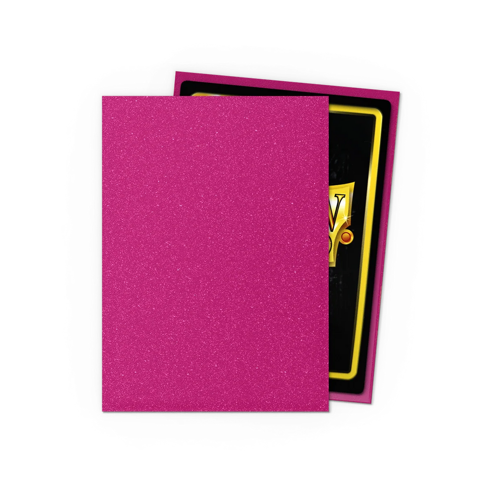 Dragon Shield - Matte Sparkles Standard Size Sleeves 100pk - Pink Sapphire