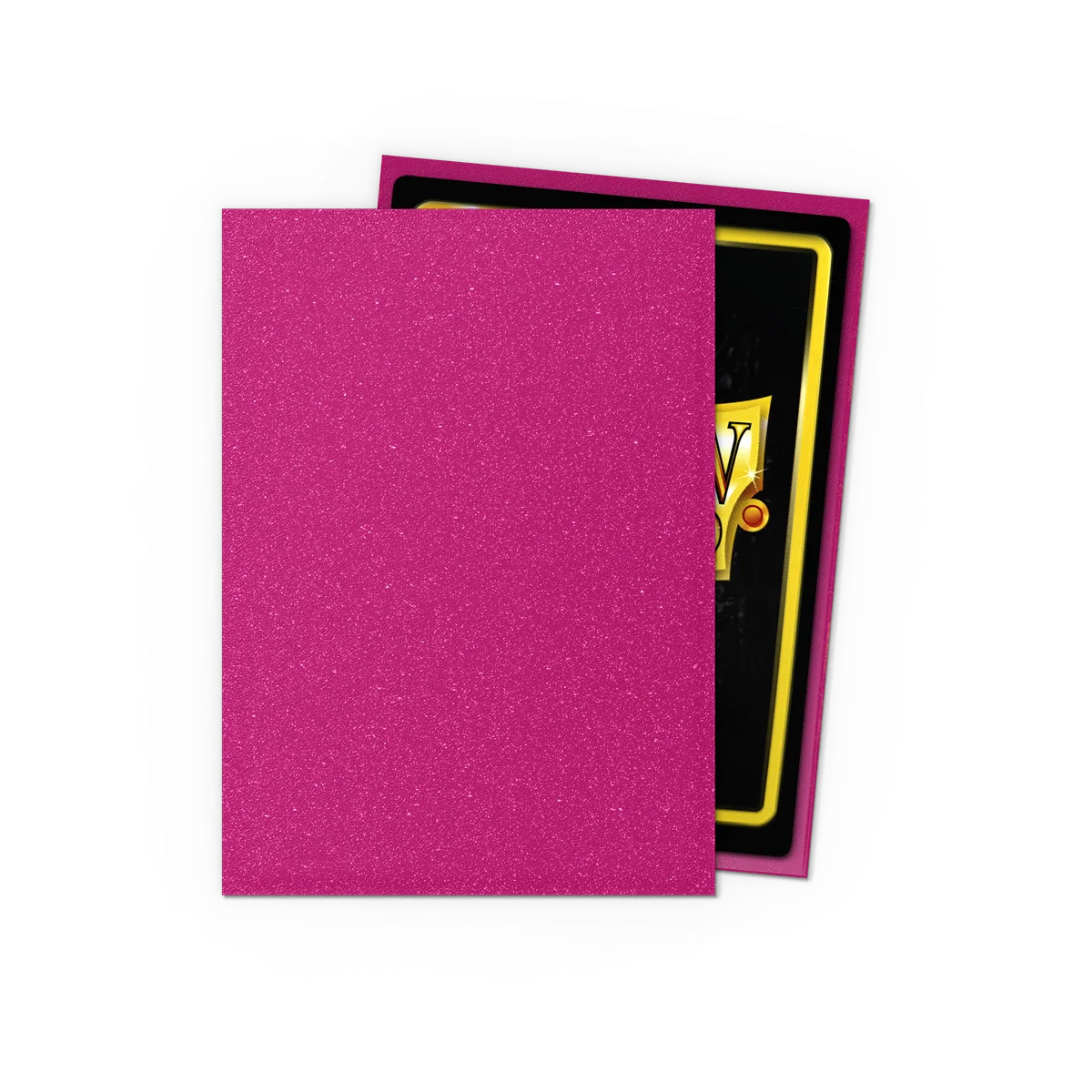 Dragon Shield - Matte Sparkles Standard Size Sleeves 100pk - Pink Sapphire