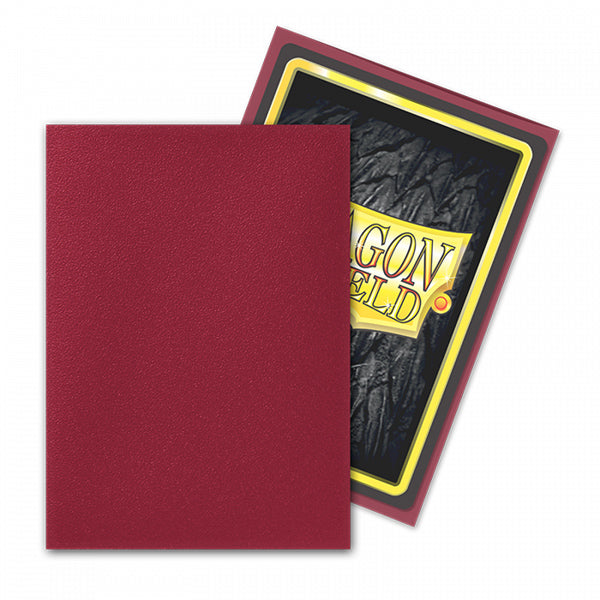 Dragon Shield - Matte Standard Size Sleeves 100pk - Blood Red