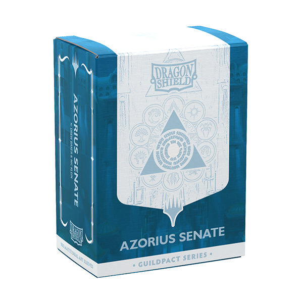 Dragon Shield - Dual Matte Art Standard Size Sleeves 100pk - Magic: The Gathering Azorious Senate