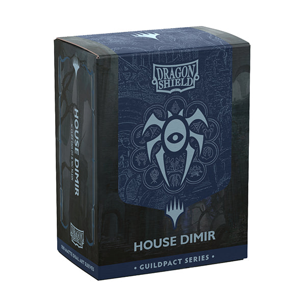 Dragon Shield - Dual Matte Art Standard Size Sleeves 100pk - Magic: The Gathering House Dimir