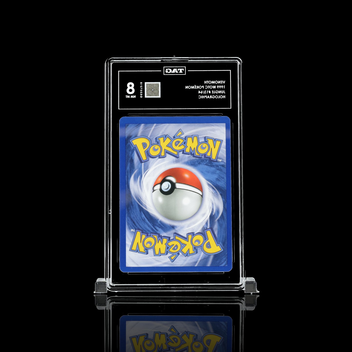 Venomoth #13 1999 Pokemon Jungle TAG Grading 8 NM-MT