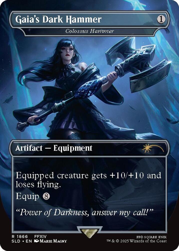 Gaia's Dark Hammer - Colossus Hammer JAPANESE - 1866 SLD