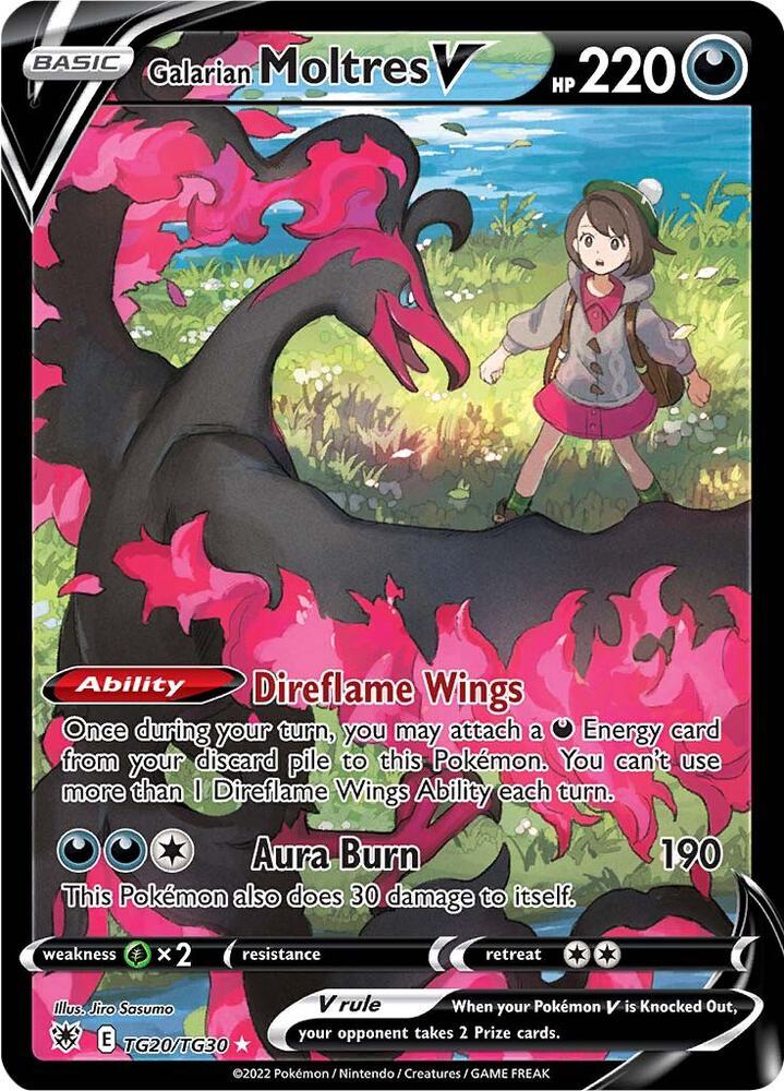 Galarian Moltres V - TG20 SWSH10