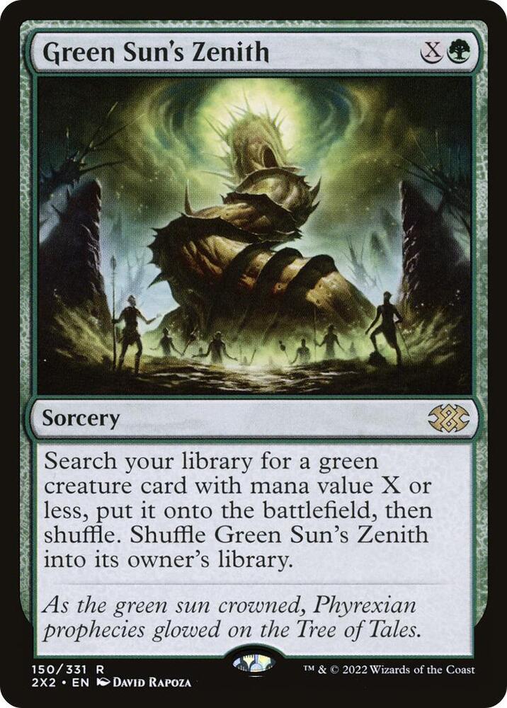 Green Sun's Zenith - 150 2X2