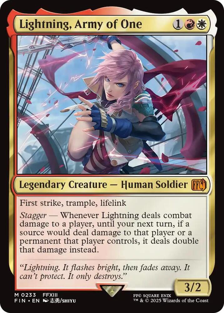 Lightning, Army of One - 0233 FIN
