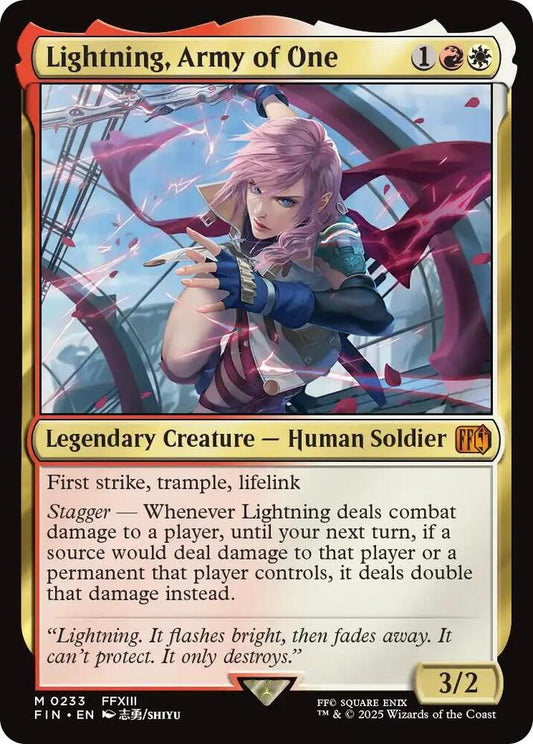 Lightning, Army of One - 0233 FIN