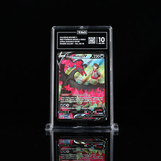 Galarian Moltres V TG20 Pokemon Astral Radiance TAG Grading Gem Mint 10