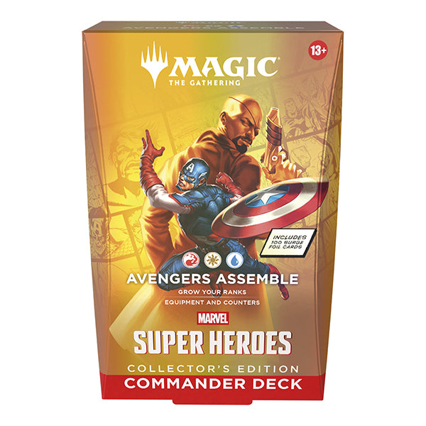 Marvel Super Heroes Collector Commander Deck Set of 4