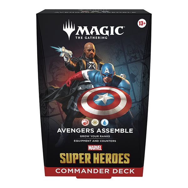 Marvel Super Heroes Commander Deck Set of 4
