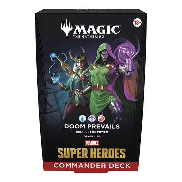 Marvel Super Heroes Commander Deck Set of 4