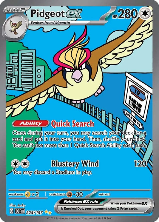 Pidgeot EX SIR - 225 OBF