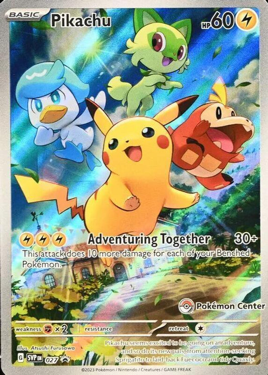 Pikachu IR Pokemon Center Promo - 027 Black Star Promo