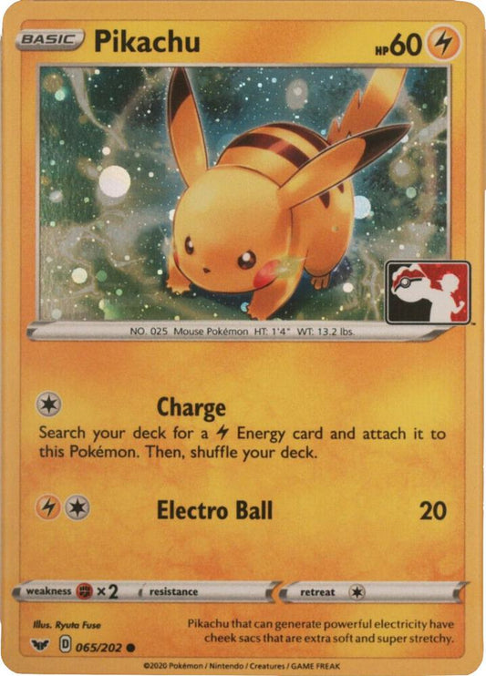 Pikachu (Cosmo Holo) - 065 League & Championship