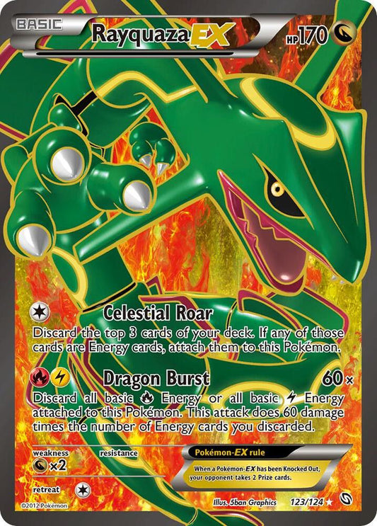 Rayquaza EX (FULL ART) LP - 123 DRX