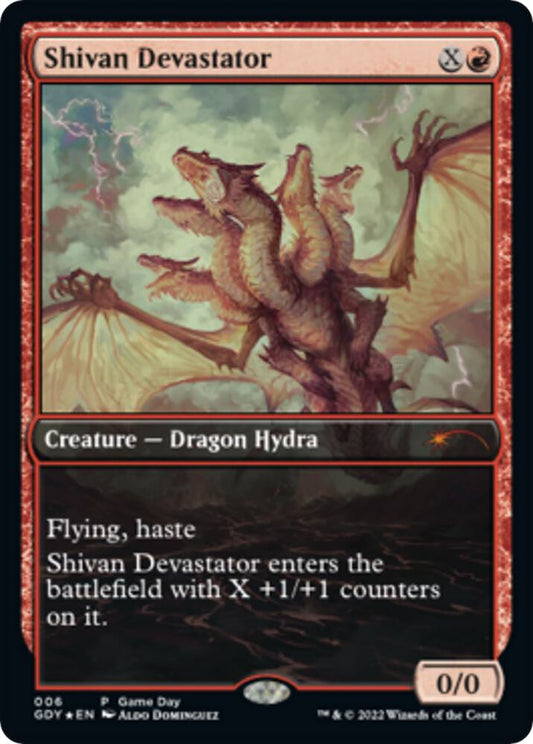 Shivan Devastator FOIL - 006 Game Day Promo