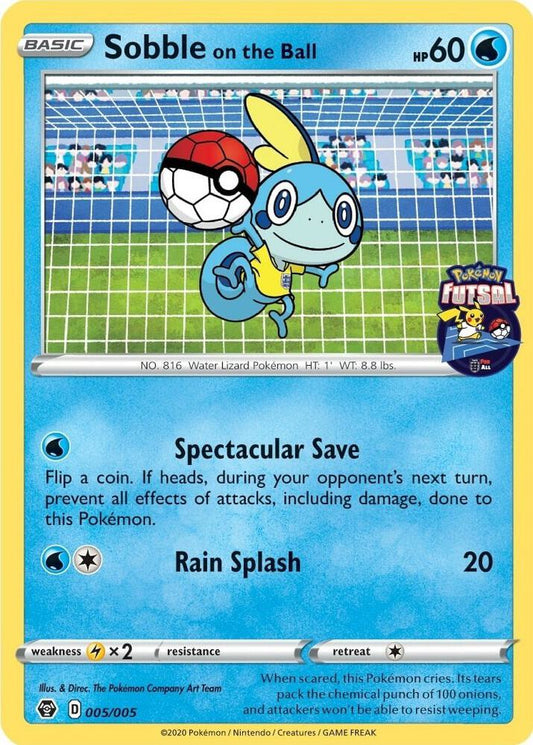 Sobble on the Ball - 005 Pokemon Futsal