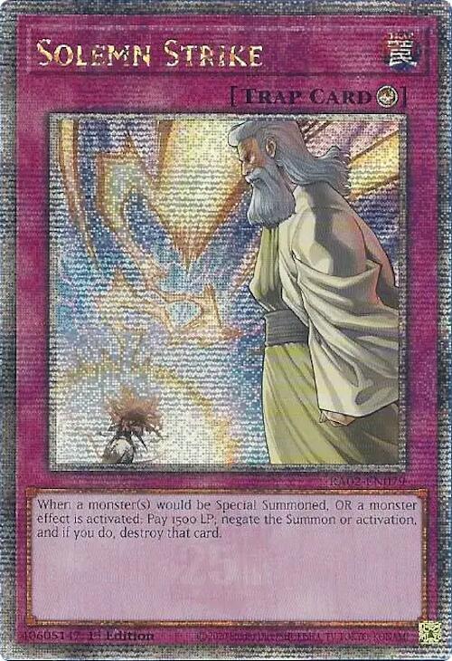 Solemn Strike (Quarter Century Rare) - RA02-EN079