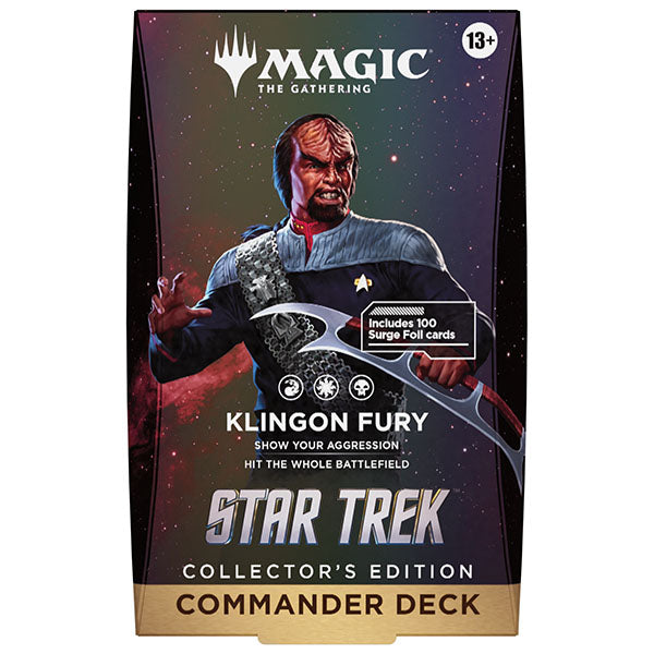 Star Trek Collector Commander Deck - Klingon Fury