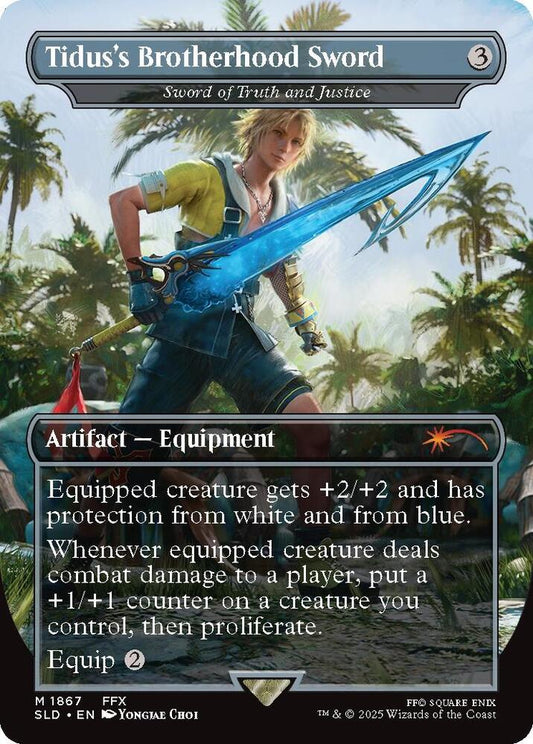 Tidus's Brotherhood Sword - Sword of Truth and Justice JAPANESE - 1867 SLD