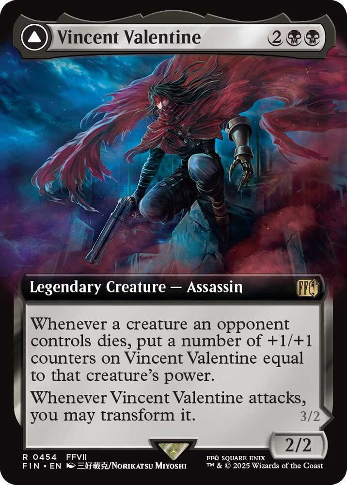 Vincent Valentine (Extended Art) FOIL - 0454 FIN
