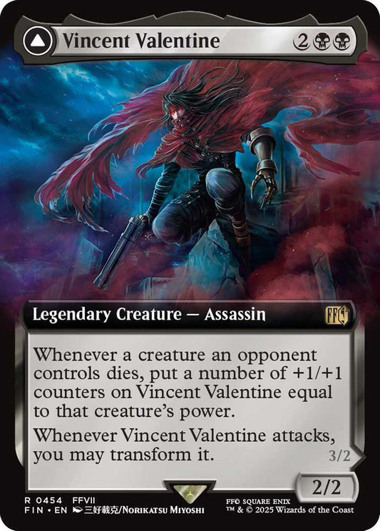 Vincent Valentine (Extended Art) FOIL - 0454 FIN