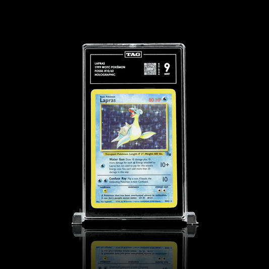 Lapras #10 1999 Pokemon Fossil TAG Grading 9 MINT