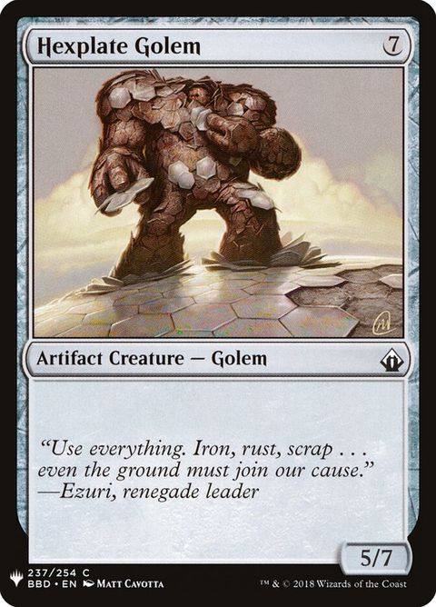 bbd-237-hexplategolem