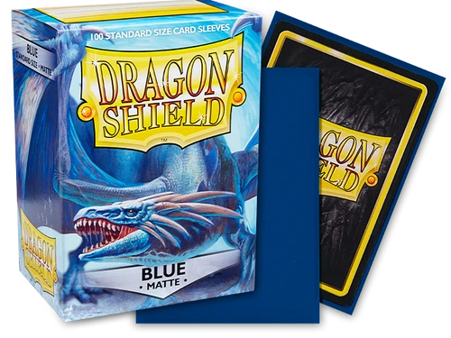 Dragon Shield Sleeves Matte Blue (100)