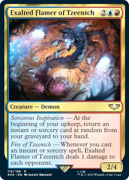 Exalted Flamer of Tzeentch - 119 40K