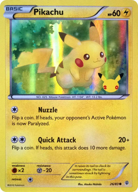 Pikachu (20th Anniversary) 26/83