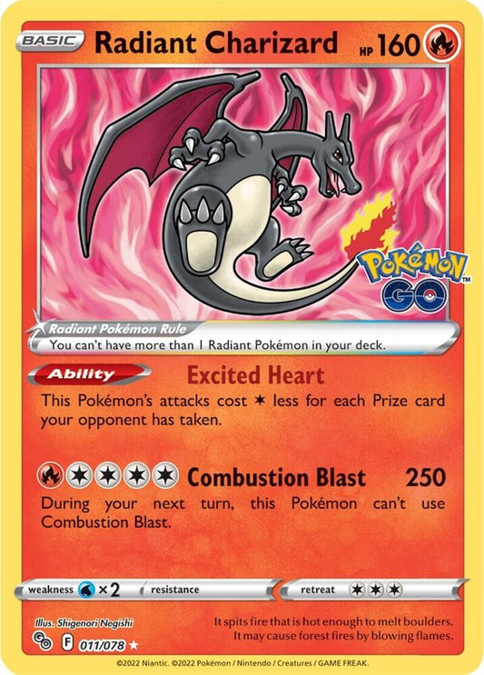 Radiant Charizard - 011 PGO