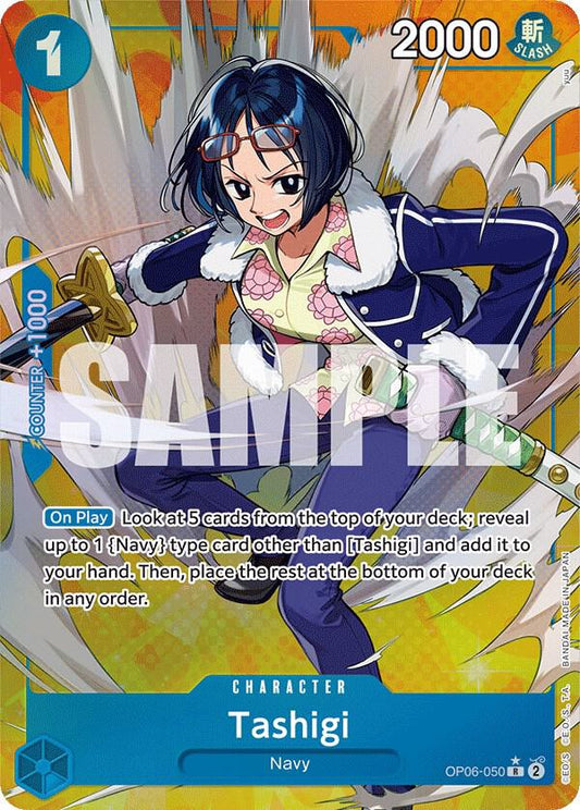 Tashigi (Alternate Art) - OP06-050